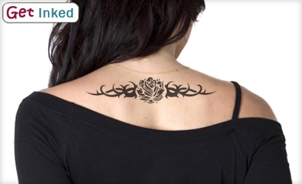 Get Inked Rajouri Garden - Pay Rs. 799 to get 16 inch permanent tattoo worth Rs. 9000 at Get Inked.