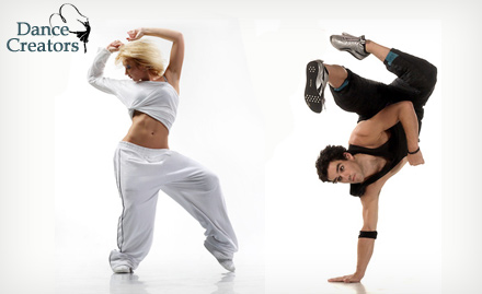 Dance Creators Lajpat Nagar 4 - Pay Rs. 12 for 8 dance sessions of broadway, contemporary, salsa, hip hop and more worth Rs. 1600 at Dance Creators. 