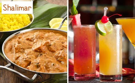 Shalimar - Hotel Yamuna View Rakabganj - Relish your taste buds! Pay Rs. 29 to get 25% off on delectable food and beverages at Shalimar.