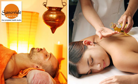 Sanovide Ayurveda Greater Kailash Part 2 - Pay Rs. 599 to soothe your body fatigue with Ayurveda Steam, Shower, Takradhara, Foot Massage and consultation at Sanovide