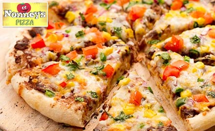 Nonney's Pizza Pimple Saudagar - Enjoy buy 1 get 1 offer on pizza in just Rs. 49 at Nonneys Pizza.