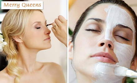 Merry Queen's Khuman Lampak - Pay Rs. 29 to get 30% off on beauty services  facial, bleach, waxing and more at Merry Queens.