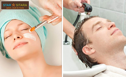 Star Sitara Unisex Salon Oppannakara Street - Buy yourself Great Looks with 25% Off on Beauty Services at Rs. 19