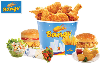 Bangs Fried Chicken Rajiv Gandhi Salai - Get 20% off on relishing fast food at Rs 10