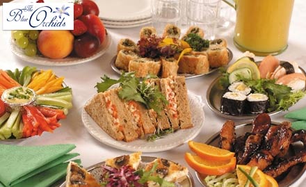 The Blue Orchids Jubilee Hills - Pay Rs. 90 for a lavish breakfast spread worth Rs. 140 at The Blue Orchids. 