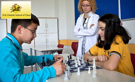 RK Chokshi School of Chess Ellisbridge - Show your best moves with 5 sessions of chess in just Rs. 10 worth Rs. 830 at RK Chokshi School of Chess. Also get 10% off on further membership!