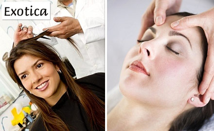 Exotica Hair & Beauty Spa Ultadanga - Rs 299 for L'Oreal hair spa, facial, head massage, manicure & more