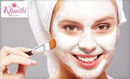 Khushi Beauty Parlour & Tattoo Lounge Rani Bagh - Get Gorgeous! Rs 699 for facial, face bleach, hair spa, head massage & more