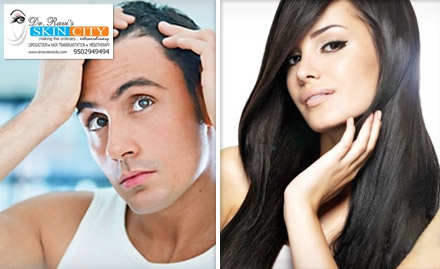 Dr.Ravi Skin City Jubilee Hills - Care for your hair with Stem-Cell Therapy for Hair Fall Control & Hair Growth at Rs. 3500
