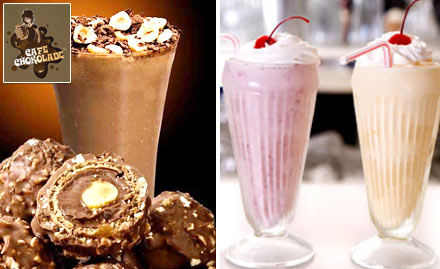 Cafe Chokolade Borivali - Get chocoholics at Cafe Chokolade. 