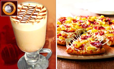 The Chocolate Room Sector 3, Rohini - Buy 1 Get 1 Offer on Sundaes, Shakes, Pizza & More