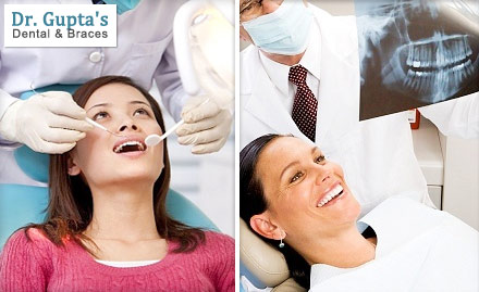 Dr. Gupta's Dental & Braces Clinic Sector 8, Rohini - Flaunt a Pearly White Smile with Dental Services at Rs. 349

