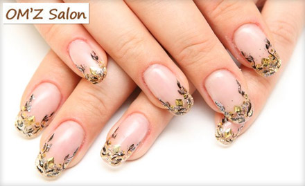 OMZ salon Goregaon West - Get French nails extension only at OMZ Salon