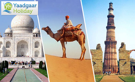 Yaadgaar Holiday Dilshad Garden - Enjoy 3N/4D Delhi-Agra-Jaipur tour package worth Rs.9000 with Yaadgaar Holiday