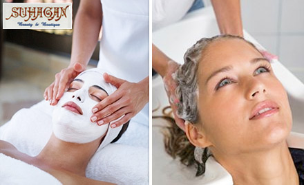 Suhagan Beauty and Boutique Ramakrishna Beach - Astonishing Offer! Get Numberless Beauty Services For Rs. 449