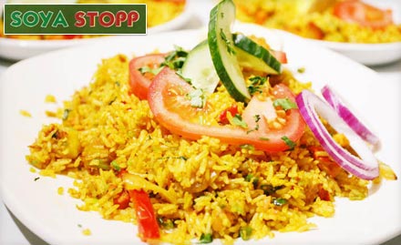 Soya Stopp Sector 15 - Spicy Biryanis on your plate, Enjoy buy 1 get 1 offer on Biryani 