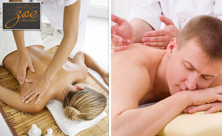 Zoe Spa And Salon Akota - Stay lax and enjoy a retreat,Get full body Swedish massage at Rs 699