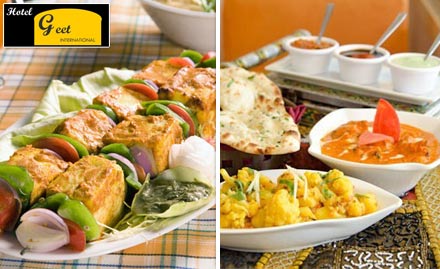 Geet Hotel Patel Nagar - Exquisite Dining Experience with 20% Off on Food at Rs. 10