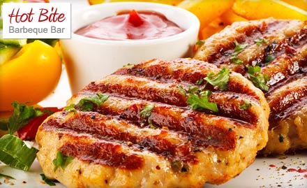 Hot Bite Barbque Bar Kareli Bagh - Take Steamy Bites,Enjoy buy 1 get 1 offer on food