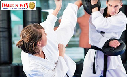 Dare N Win Maharanipeta - Learn to Defend yourself Better with 10 Basic Classes of Martial Arts at Rs. 29