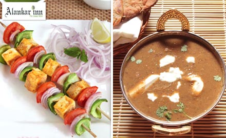 Alankar Inn Gandhi Nagar - Dine in desirable food ,get 15% off on food at Rs 10