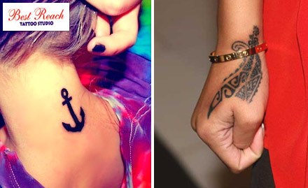 Best Reach Tattoo Studio Anna Salai - Get yourself Inked! 60% Off on 2 Inch Tattoo at Rs. 29 