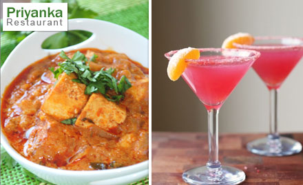 Priyanka Restaurant Sidheshwar Peth - Rs. 19 for 15% off on Lip Smacking Food and Beverages