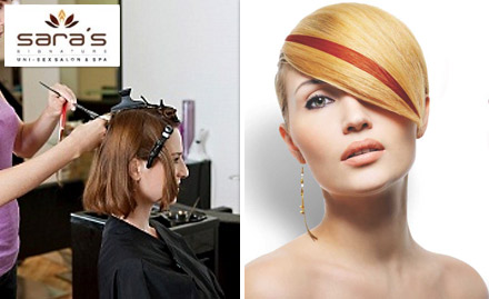 Sara Signature Unisex Salon & Spa Vadgaon Budruk - Rs 799 for global hair colour. Give your hair a makeover!
