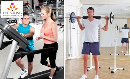 Life Spring Haripura - Tone up Your Body! Get 5 Gym Sessions at Rs. 29