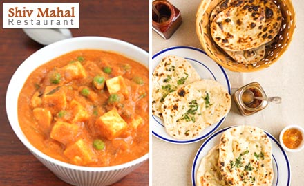 Shiv Mahal Restaurant Adajan - Ensure the Best Dining Experience! 20% off on Luscious Food at Rs. 10