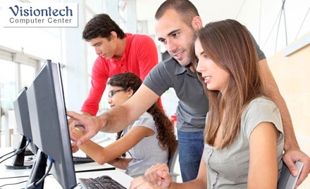 Visiontech Computer Diwalipura - Be a Master in Computer Skills! Get 4 Basic Computer Learning Sessions at Rs. 29