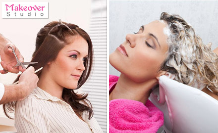 Makeover Studio Hair and Beauty Salon Goregaon West - Give your Hair the Utmost Care! Rs. 399 for hair care services 
