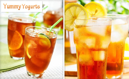 Yummy Yogurts Shekspare Saroni - Quench your thirst, Enjoy buy one get one offer on Ice tea at Rs 19