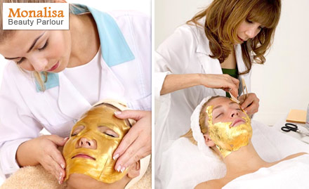 Monalisa Beauty Parlour Lashkar - Rediscover Good Looks! Get Gold Facial Free with Beauty Services