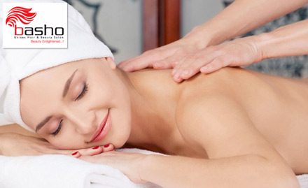 Basho Unisex Hair & Beauty Salon Wanwadi - Completely Rejuvenating! Rs. 399 for Full Body Massage 