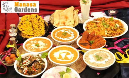 Manasa Gardens Mansa Garden - Treat your Taste Buds! Get 35% Off on Delicious Food at Rs. 19 