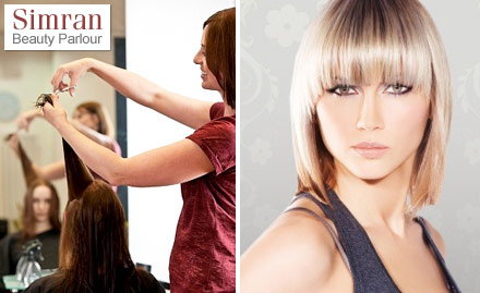 Simran Beauty Parlour Kudasan - Go Stylish! Enjoy Free Hair Cut at Rs. 29