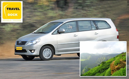 Travel Dock World Holidays  - Travel with Ease and Comfort! Rs. 3569 for 1 Day Out Station Car Rental Services 