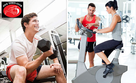 Five Town Club Gym Satellite - Loose Extra Inches! Get 7 Gym Sessions at Rs. 29 