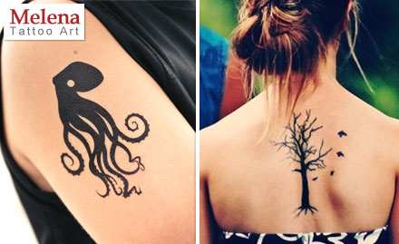 Melena Tattoo Art  Fatehganj - Ink your Imagination with 5 Inch Permanent Tattoo at Rs. 349