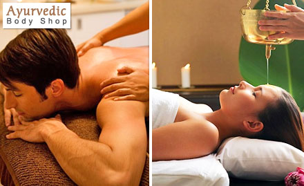Ayurvedic Body Shop LalGhat - Relax and Be Pampered! Rs. 49 for 30% off on Ayurvedic Massages.