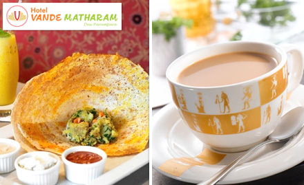 Hotel Vande Matharam Rajaji Nagar - Southern Delicacies Specially For You! Get 37% Off on Dosa Platter at Rs. 19