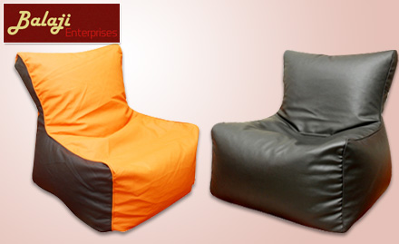 Balaji Enterprise Hadapsar - The Ultimate Comfort Zone! Get XXL Bean Chair with 10 Inch Puffy at Rs. 1099