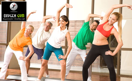 Oxygen Gym Nikol - Less Flabs, More Abs! 5 Gym and Aerobics Sessions at Rs. 29