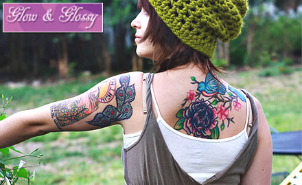 Glow And Glossy Tattoo Studio Anna Nagar - Dazzling Ink, get 9 Inch permanent black or coloured tattoo at Rs. 799
