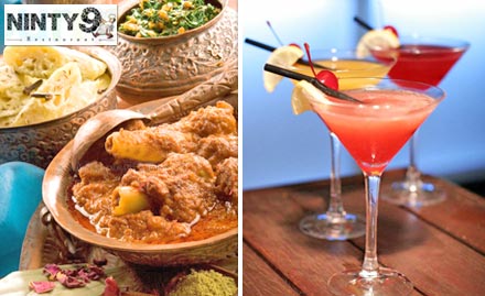 Ninty 9 Themed Dining Multicuisine Restaurant Kolathur - Relish and Pop Out Some Bubbles, get 45% off on Food 