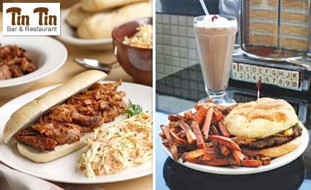 Tin Tin Bar & Restaurant Vagator - Munch and Sip! 25% off on Food Bill at Rs. 19