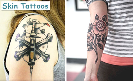 Livin Skin Tattoos Sector 10, Dwarka - Uncover The Passion of Body Art! Get 6 Inch Permanent Tattoo at Rs. 399