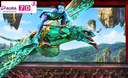 Aura 7D Race Course - Get Set for The 7D Magic with a Movie Ticket at Rs. 85