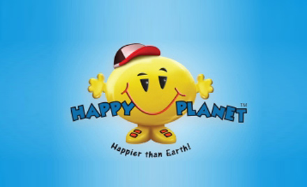 Happy Planet Kanjurmarg - Unlimited Fun! Enjoy Unlimited Access to Play Zones at Rs. 579. Additionally get 1 Game Card Pre-Loaded with Rs. 450